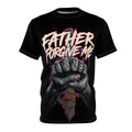 Father Forgive Me Black Tee